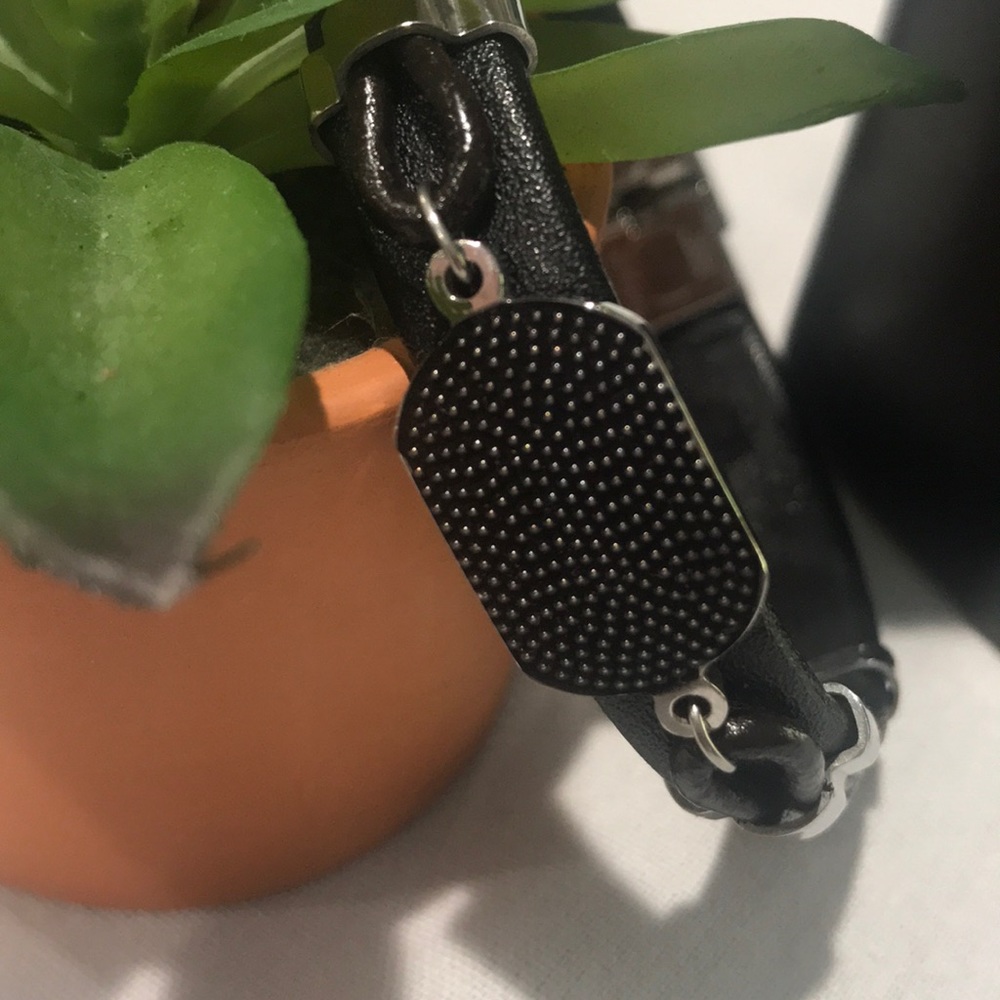Black and Sive bracelet
